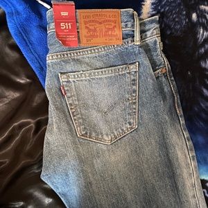 Levi’s 511 Slim Distressed Jeans